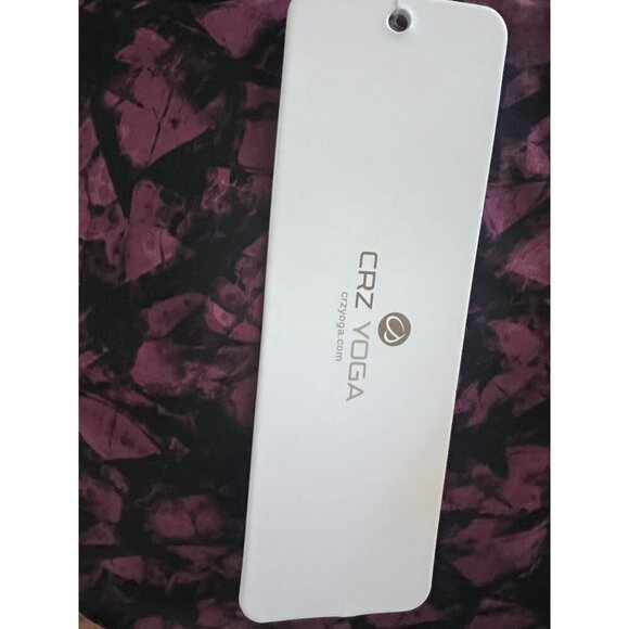 CRZ Yoga Sports Womens Tie Dye Floral Leggings Small 4/6 Stretch High Waist New - Picture 7 of 9